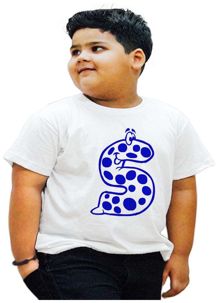 

HEYUZE Boy Cotton Printed T-shirt - White