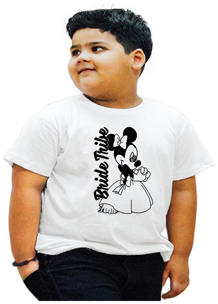 

HEYUZE Boy Cotton Printed T-shirt - White