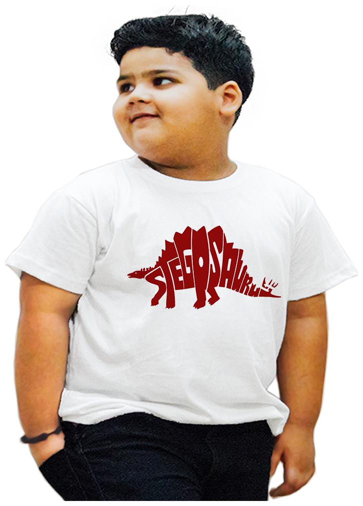 

HEYUZE Boy Cotton Printed T-shirt - White