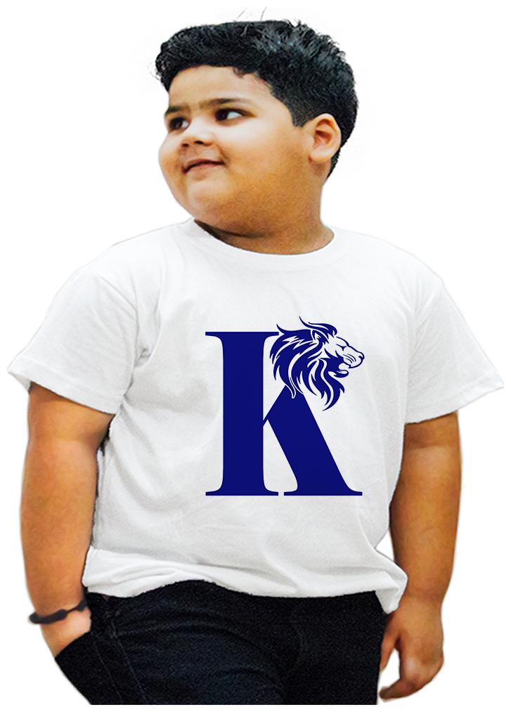 

HEYUZE Boy Cotton Printed T-shirt - White