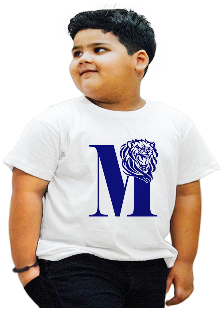 

HEYUZE Boy Cotton Printed T-shirt - White