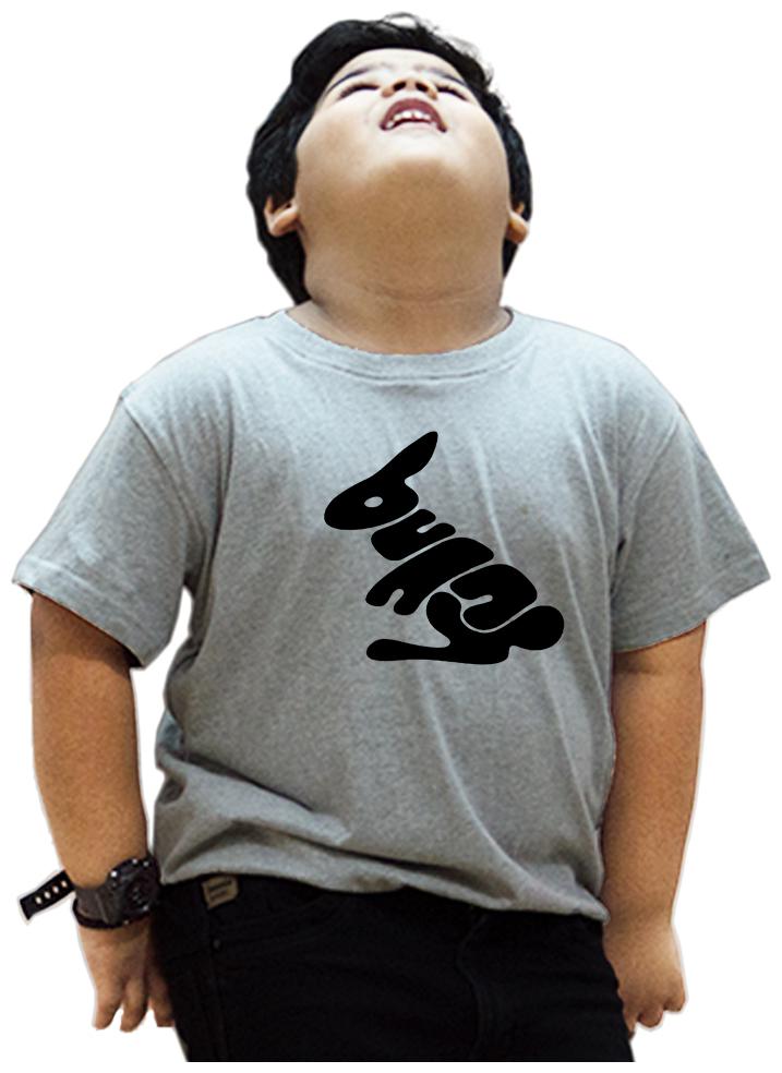 

HEYUZE Boy Cotton Printed T-shirt - Grey