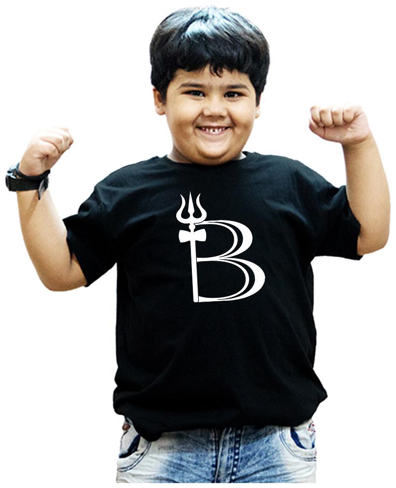 

HEYUZE Boy Cotton Printed T-shirt - Black