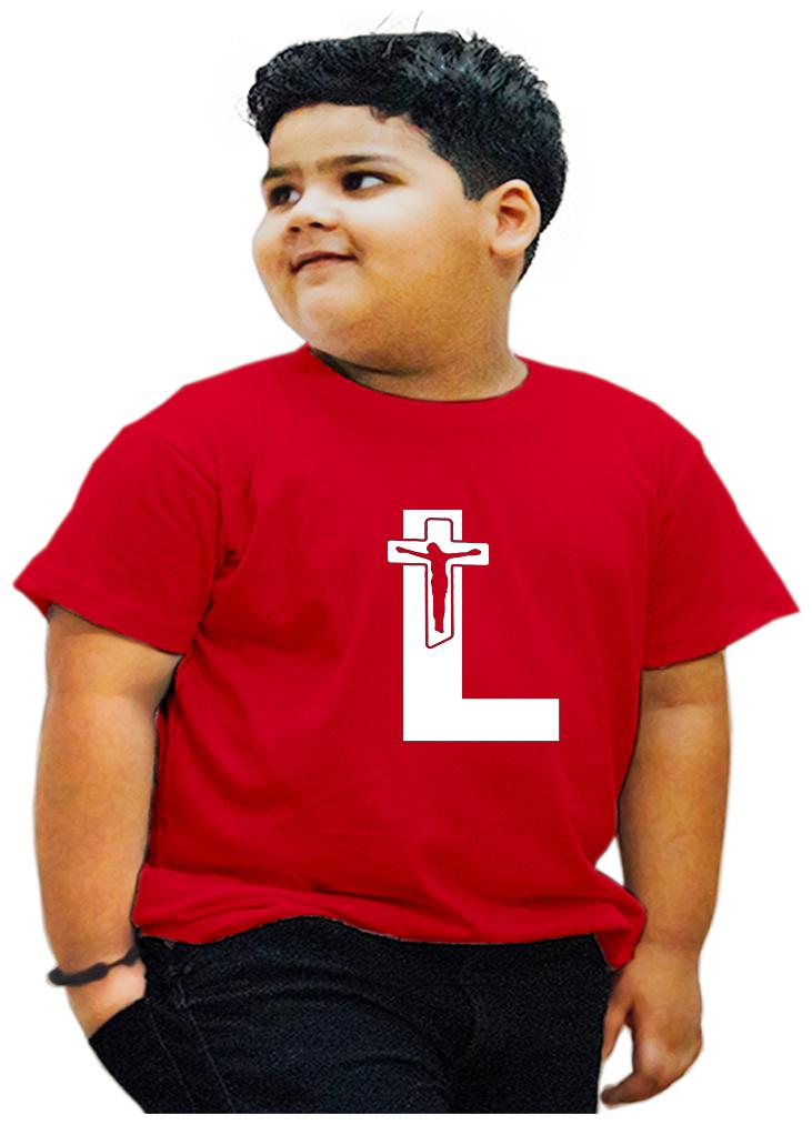 

HEYUZE Boy Cotton Printed T-shirt - Red