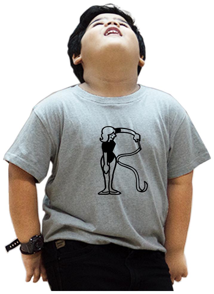 

HEYUZE Boy Cotton Printed T-shirt - Grey