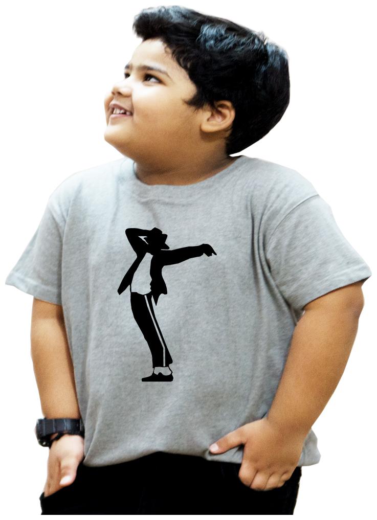 

HEYUZE Boy Cotton Solid T-shirt - Grey