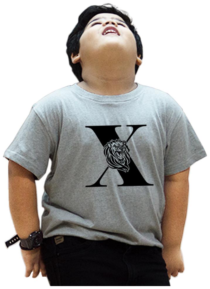 

HEYUZE Boy Cotton Printed T-shirt - Grey