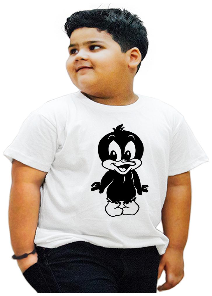 

HEYUZE Boy Cotton Printed T-shirt - White