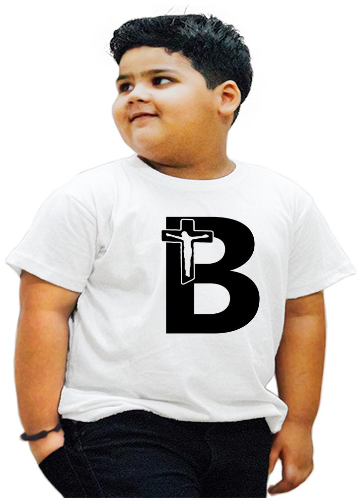 

HEYUZE Boy Cotton Printed T-shirt - White