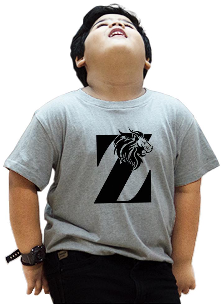 

HEYUZE Boy Cotton Printed T-shirt - Grey