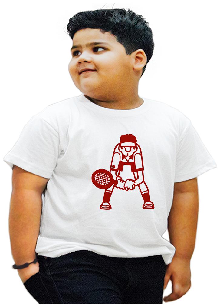 

HEYUZE Boy Cotton Printed T-shirt - White
