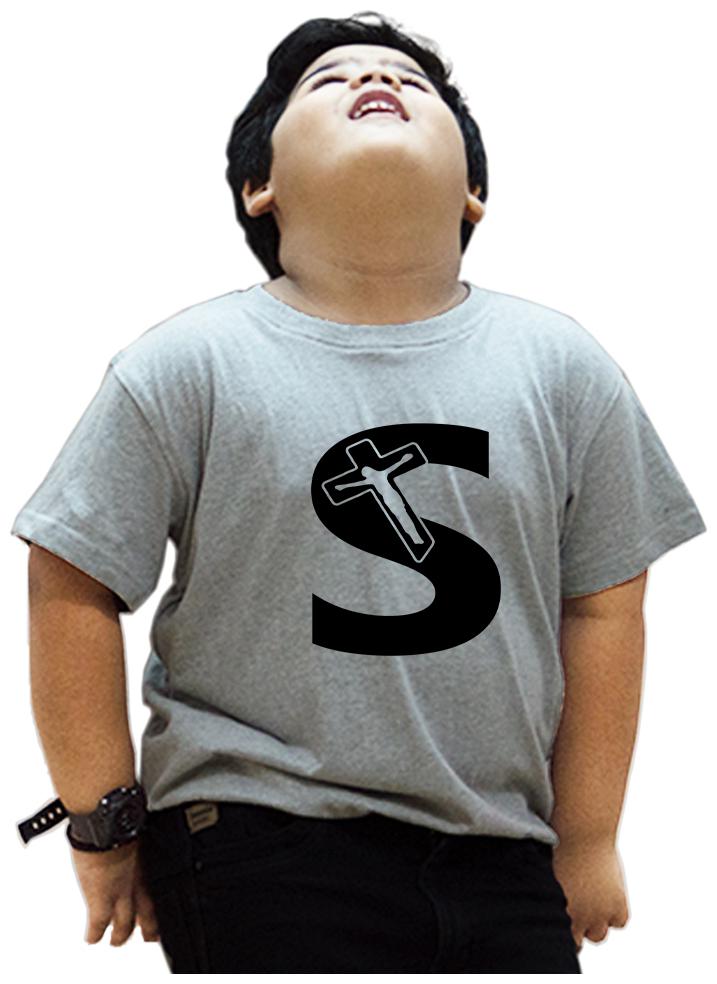 

HEYUZE Boy Cotton Printed T-shirt - Grey