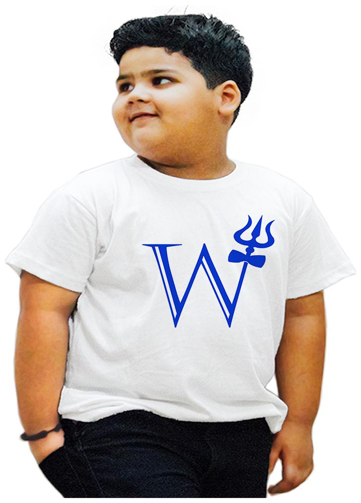 

HEYUZE Boy Cotton Printed T-shirt - White