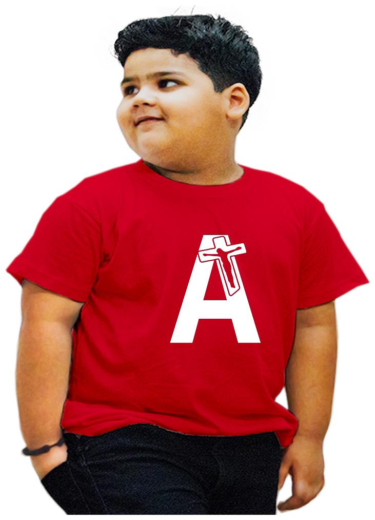 

HEYUZE Boy Cotton Printed T-shirt - Red