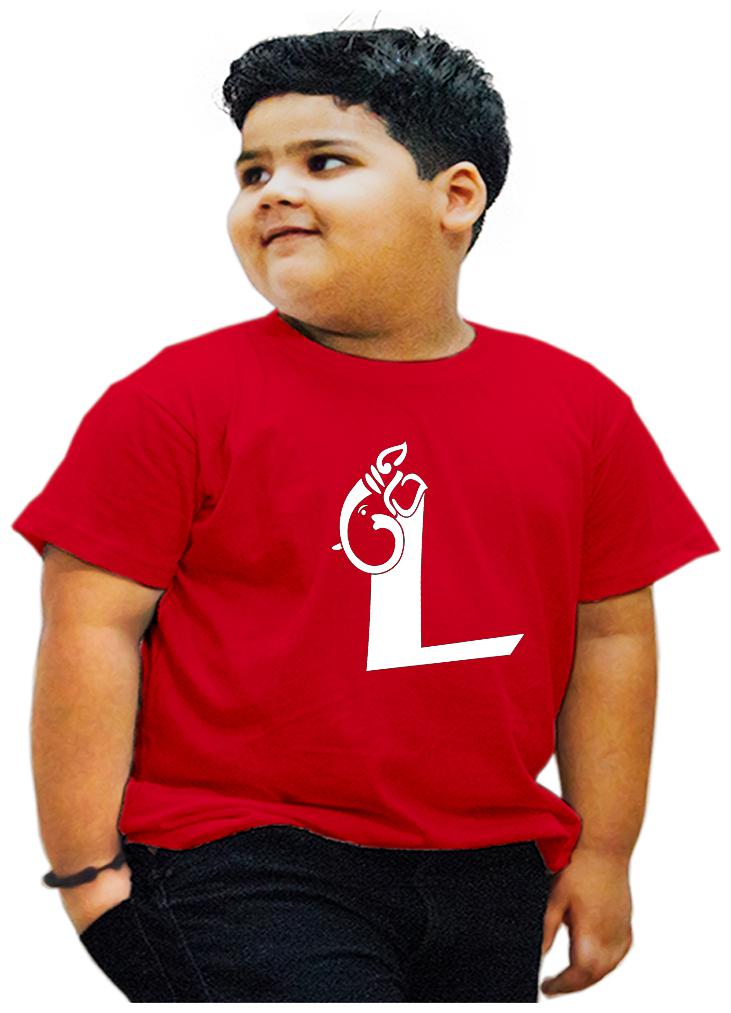 

HEYUZE Boy Cotton Printed T-shirt - Red