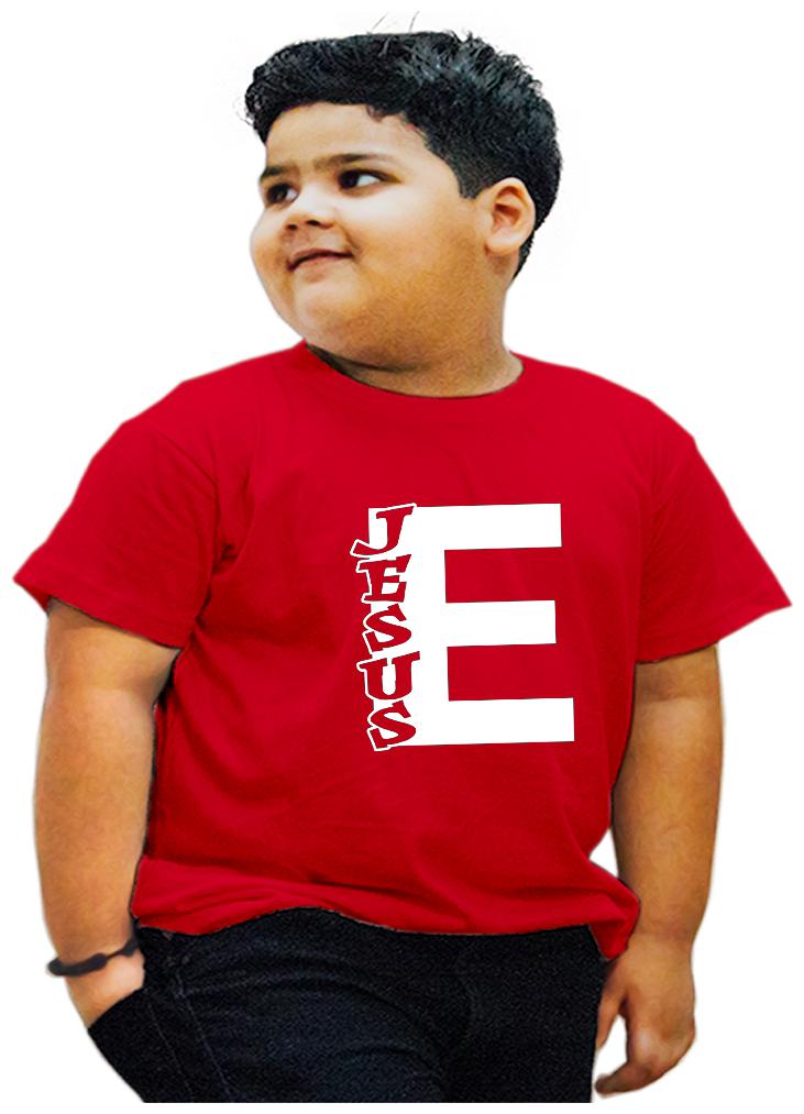 

HEYUZE Boy Cotton Printed T-shirt - Red