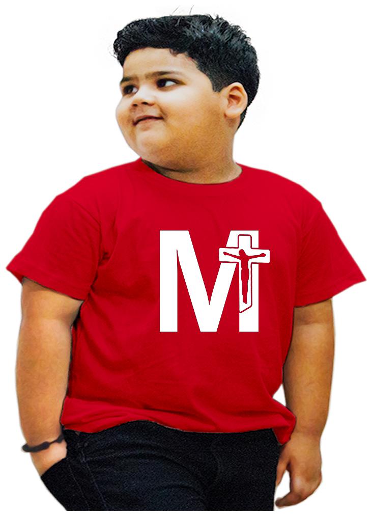 

HEYUZE Boy Cotton Printed T-shirt - Red