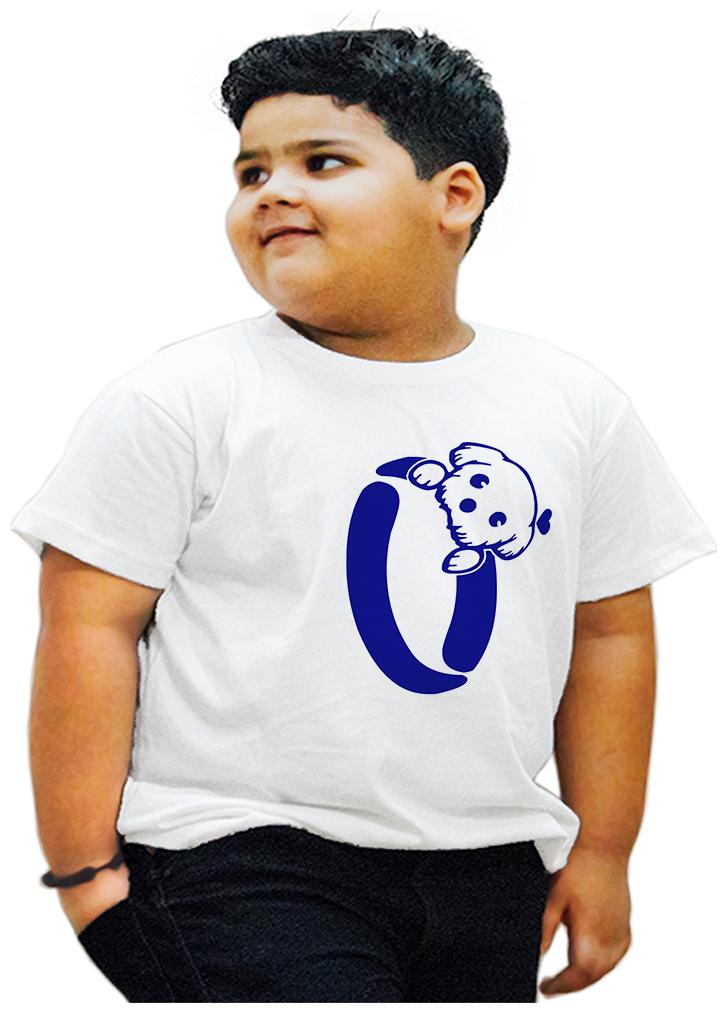 

HEYUZE Boy Cotton Printed T-shirt - White