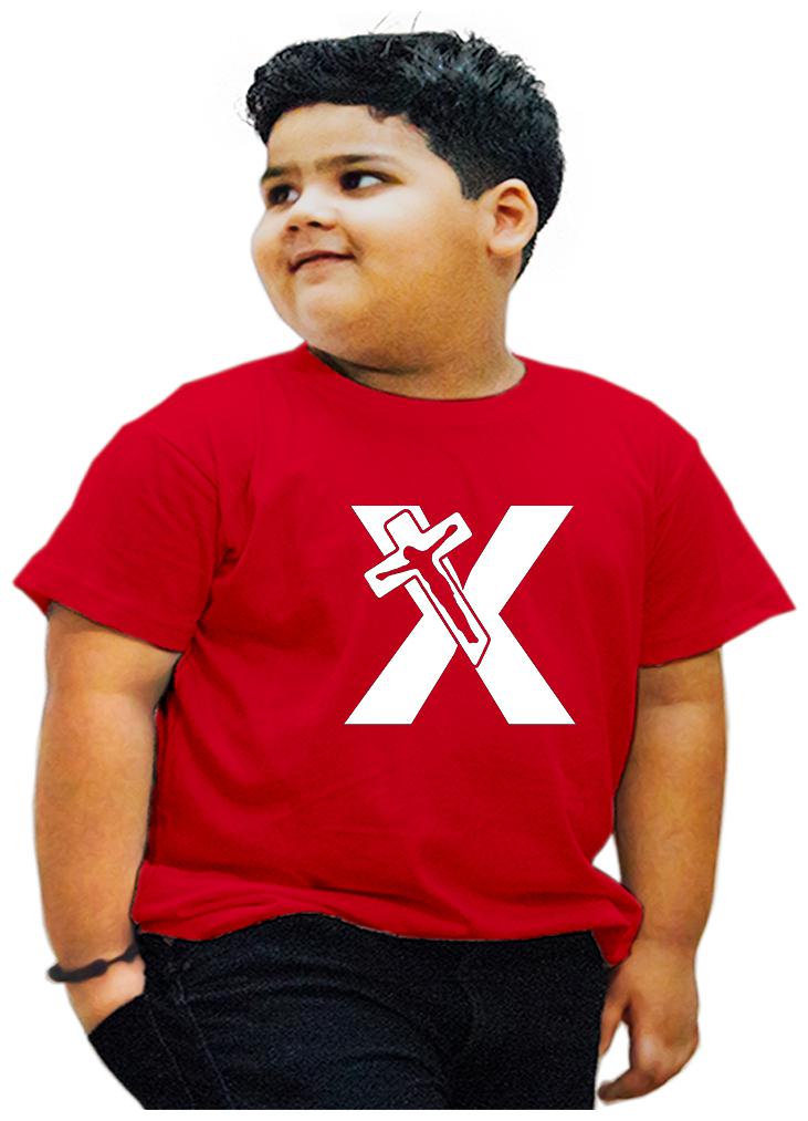 

HEYUZE Boy Cotton Printed T-shirt - Red
