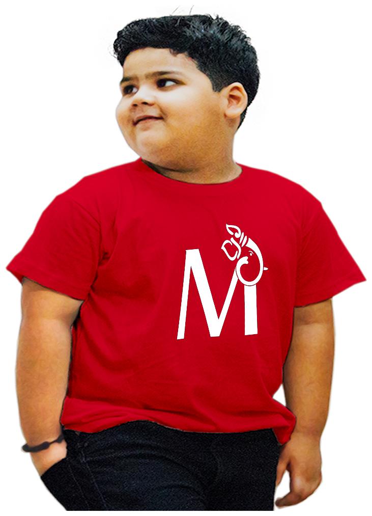 

HEYUZE Boy Cotton Printed T-shirt - Red