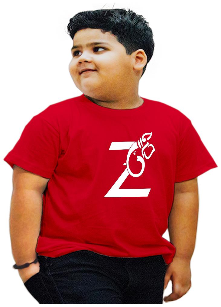 

HEYUZE Boy Cotton Printed T-shirt - Red