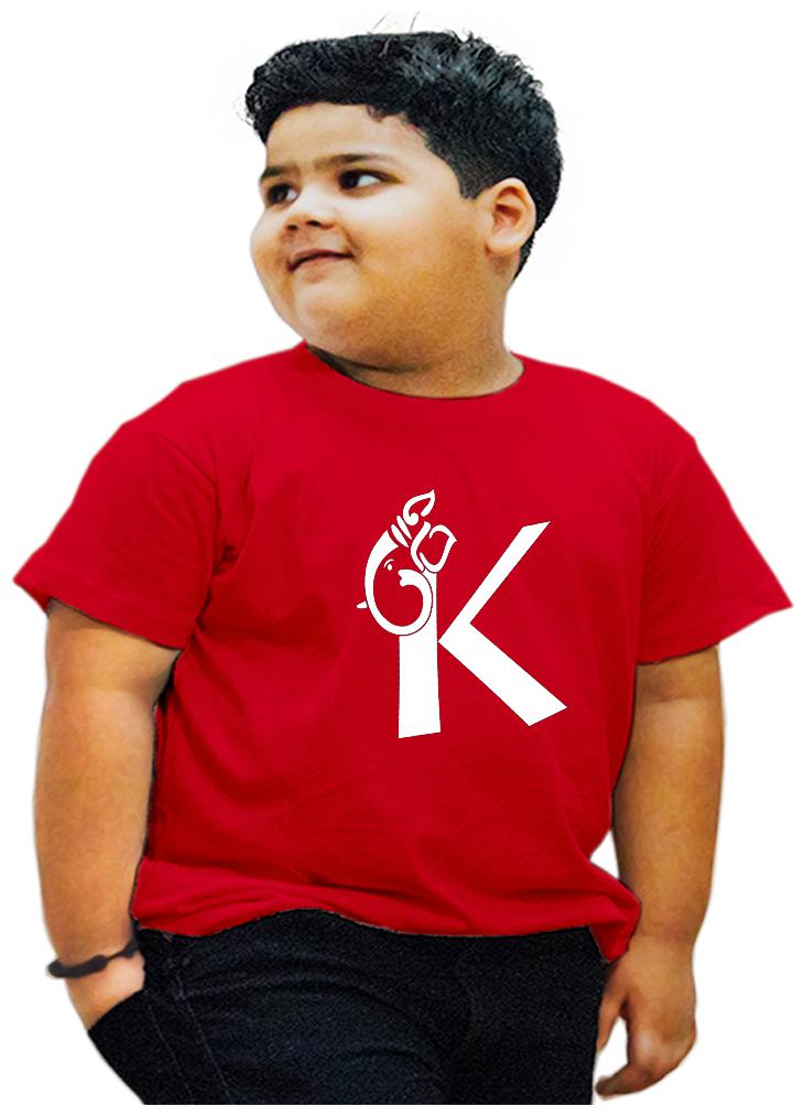 

HEYUZE Boy Cotton Printed T-shirt - Red