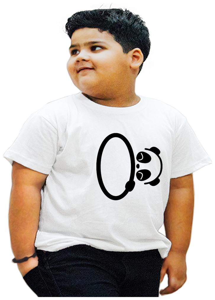 

HEYUZE Boy Cotton Printed T-shirt - White