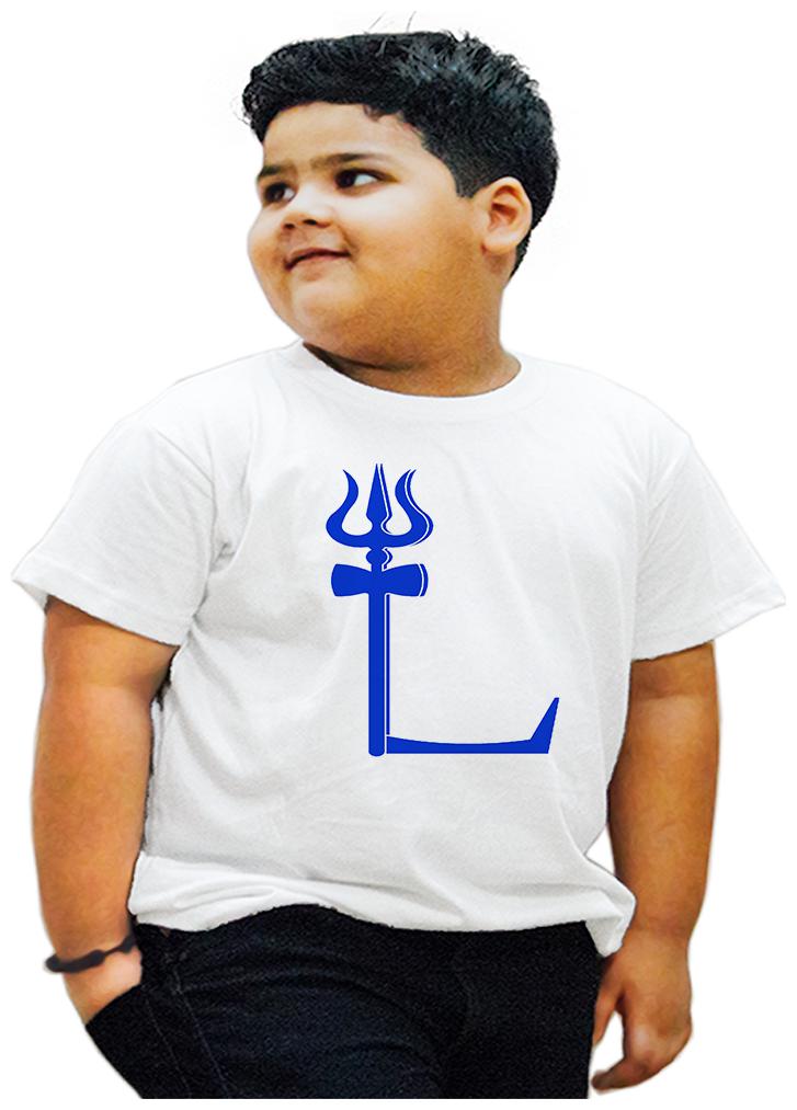 

HEYUZE Boy Cotton Printed T-shirt - White