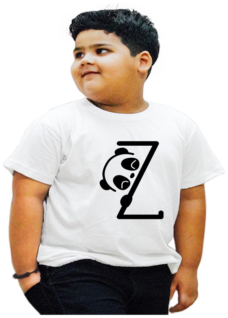

HEYUZE Boy Cotton Printed T-shirt - White