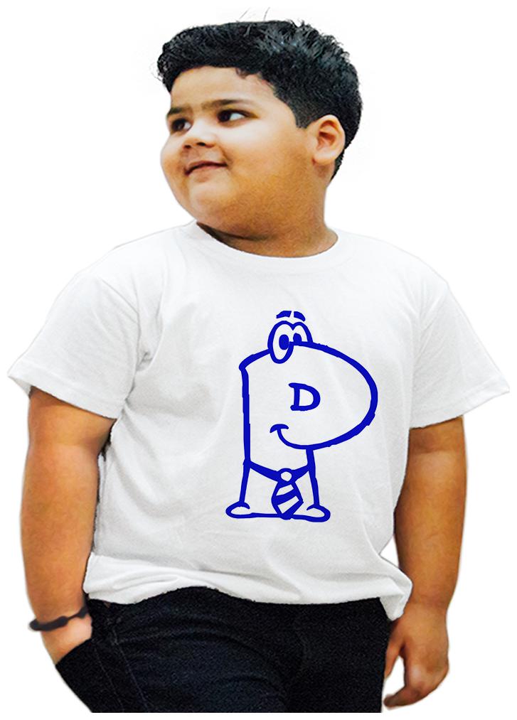 

HEYUZE Boy Cotton Printed T-shirt - White