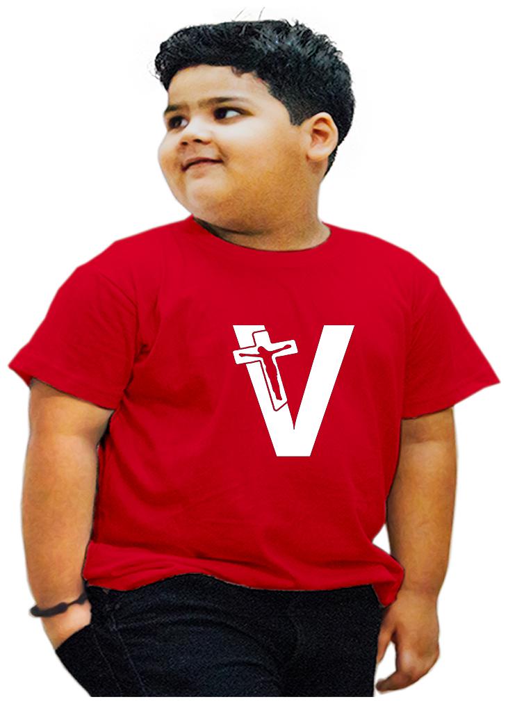 

HEYUZE Boy Cotton Printed T-shirt - Red