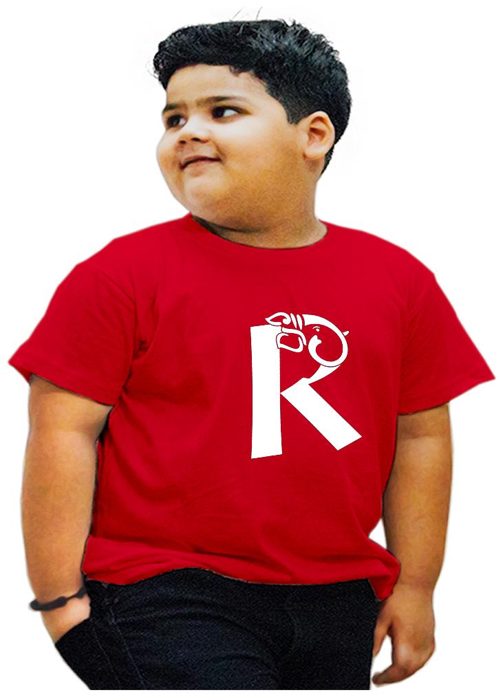 

HEYUZE Boy Cotton Printed T-shirt - Red