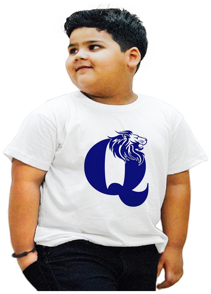 

HEYUZE Boy Cotton Printed T-shirt - White