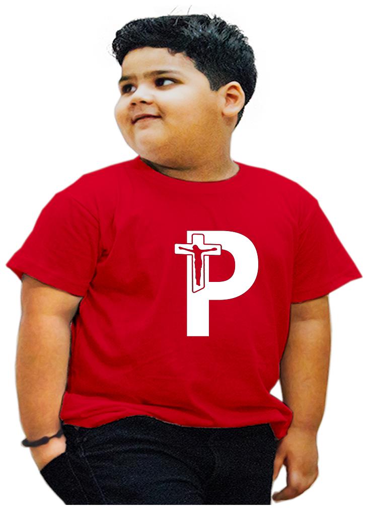 

HEYUZE Boy Cotton Printed T-shirt - Red