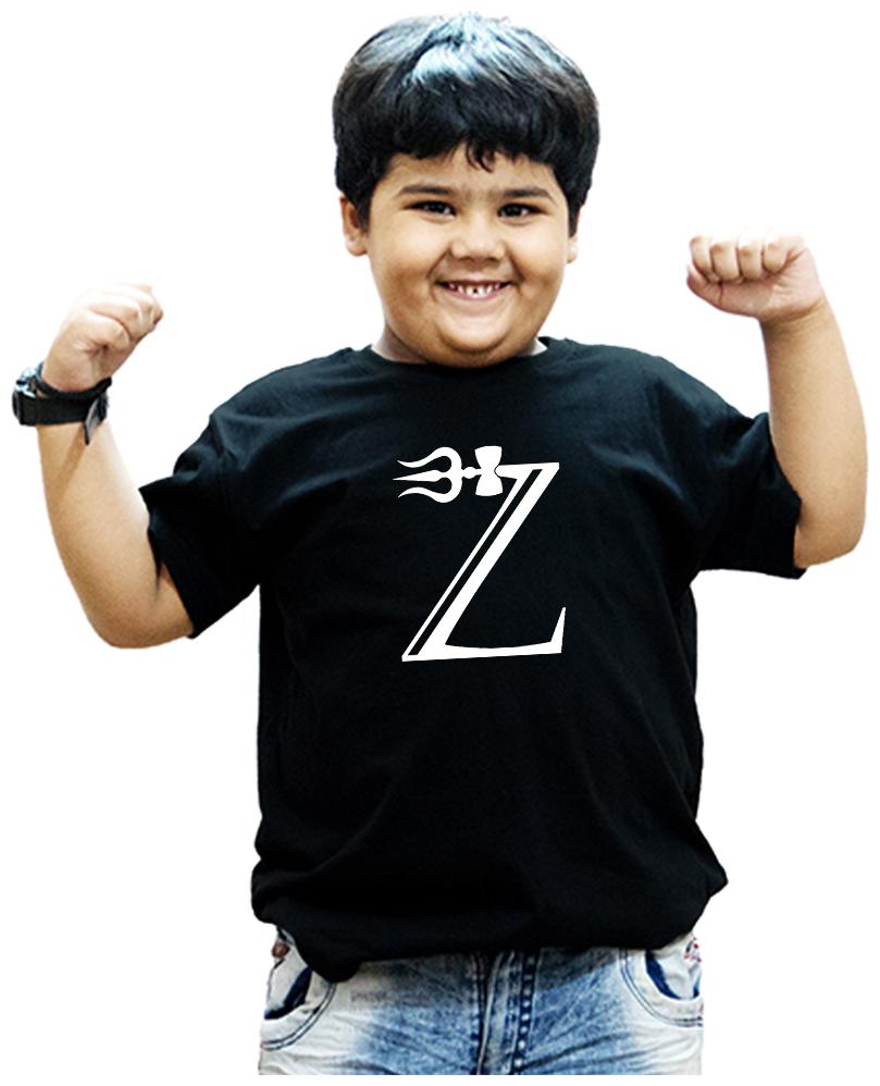 

HEYUZE Boy Cotton Printed T-shirt - Black