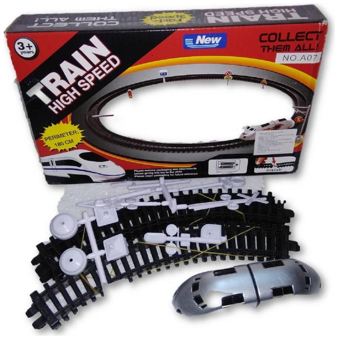

High Speed Metro with Round Track Battery Operated Train Set With Head Light WWQ-29