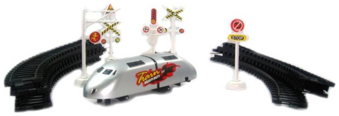 

High Speed Metro with Round Track Battery Operated Train Set With Head Light WWQ-21