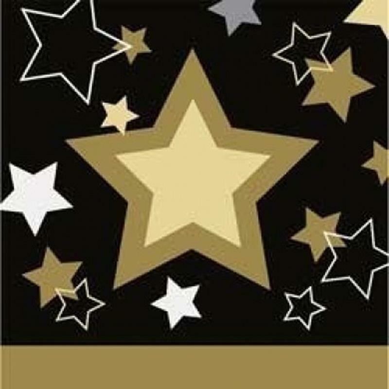 

Hollywood Themed Party Lunch Dinner Napkins 16 Per Package Party Supplies