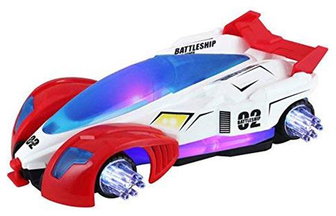 

Honeybun Battleship Space Car Deformation to Plane with Light and Music Multicolor