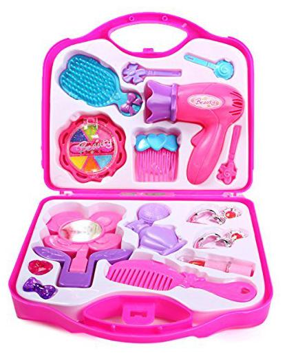 

Honeybun Beauty Set Makeup Kit Pretend Play Accessories for Girls