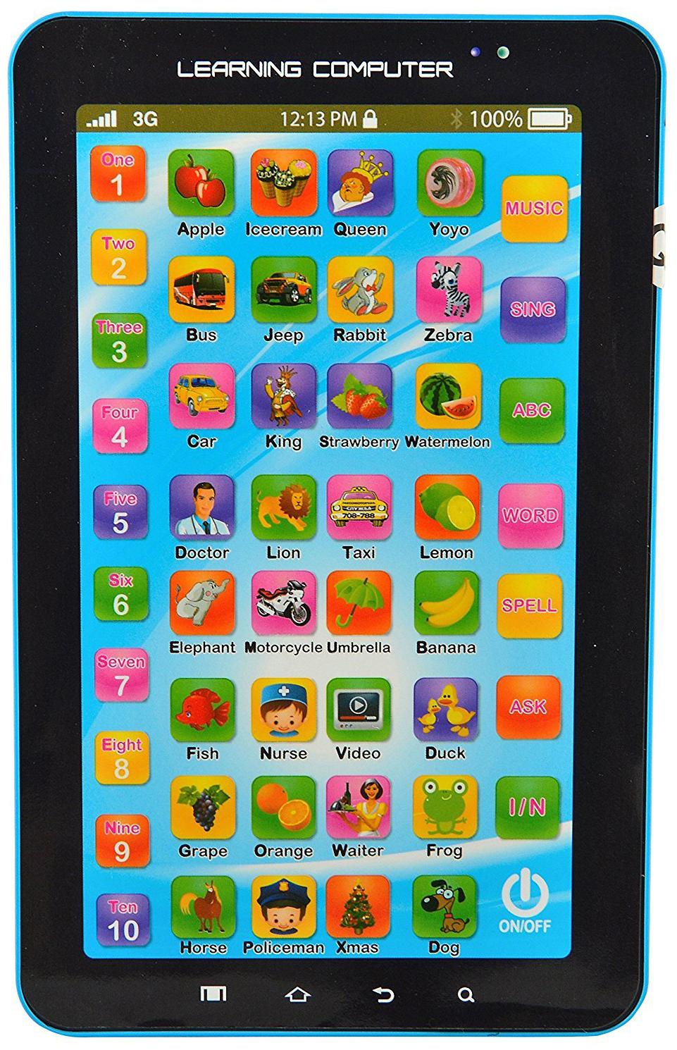 

Honeybun P1000 Educational Learning Tablet Toy for Kids Computer Touch Type Learning