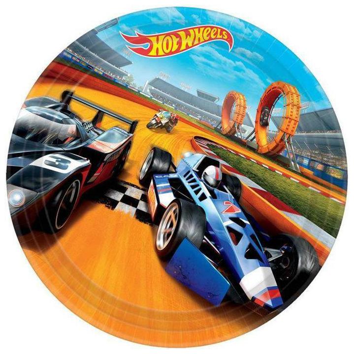 

Hot Wheels Wild Racer Lunch Plates 8 Per Package Birthday Party Supplies New