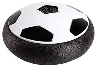 House of Quirk Floating Soccer Ball for Toddlers & Kids with Flashing Colored LED Lights   New Football Toy for Indoor | Battery Operated Air Hovering Disk for Children