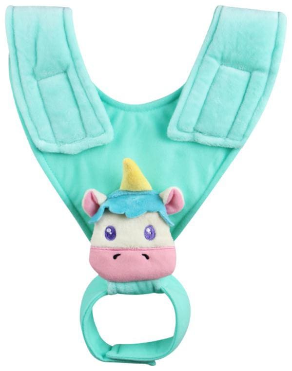 House of Quirk Baby Bottle Holder for Hands Free Bottle Feeding - Blue Unicorn