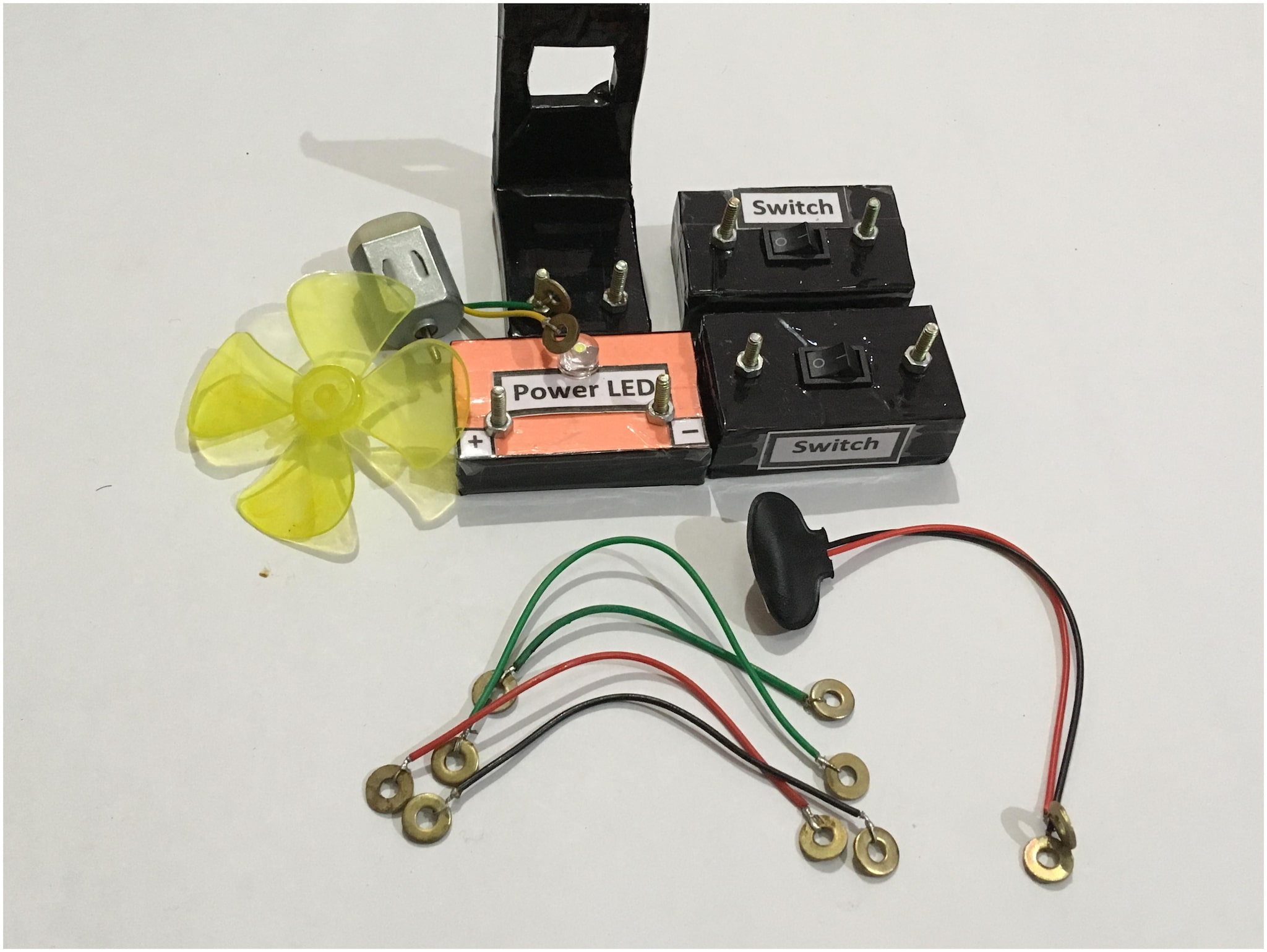 

Household Circuit Model DIY PROJECT KIT (Using Component Blocks)