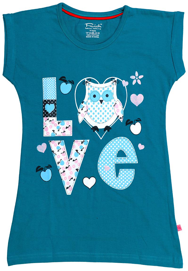 

INDIAN FLOWER Girl Cotton Printed Top - Green