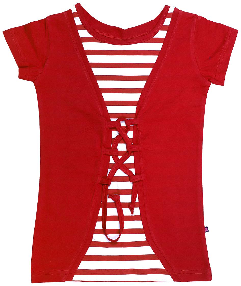 

INDIAN FLOWER Girl Cotton Printed Top - Red