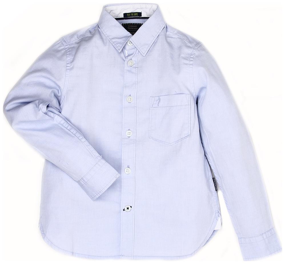 

Indian Terrain Boy Cotton Solid Shirt Blue