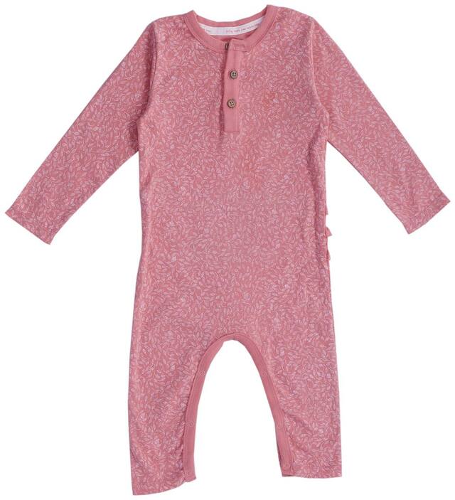 Indirang Unisex Cotton Printed Romper - Pink