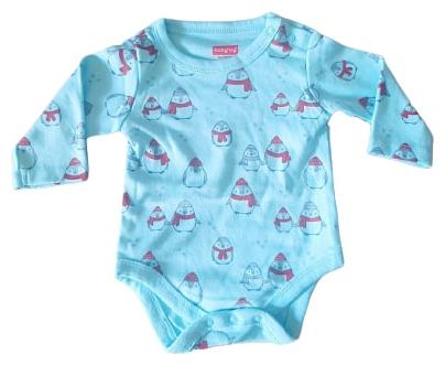 

Indirang Unisex Cotton Printed Romper - Blue